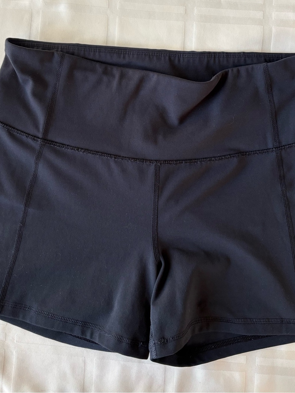 All in Motion Black High Rise Athletic Bike Shorts Size L